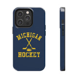 Vintage Michigan Hockey Tough Phone Cases