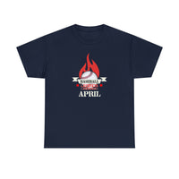 Baseball Legends Are Born In April T-Shirt