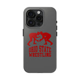 Ohio State Wrestling on Gray Tough Phone Cases