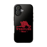 Wrestling Miami with Red Wrestling Graphic Tough iPhone and Samsung Galaxy Cases  Phone Case
