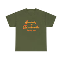 Somebody in Bentonville Loves Me Vintage 70s Style T-shirt