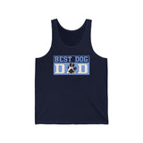 Best Dog Dad Paw Print Tank Top  Tank Top
