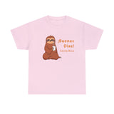 Costa Rica Sloth Shirt with Sloth Drinking Coffee