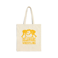 Delaware Wrestling Canvas Tote Bag  Bags