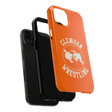 Clemson Wrestling Vintage Logo Tough Phone Cases