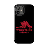 Wrestling Miami with Red Wrestling Graphic Tough iPhone and Samsung Galaxy Cases  Phone Case