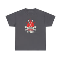 Hockey Legends Are Born In April T-Shirt