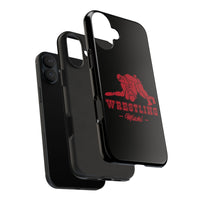 Wrestling Miami with Red Wrestling Graphic Tough Phone Cases