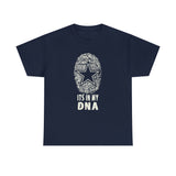 Texas Cowboy Fingerprint with Lonestar, Its In My DNA T-Shirt