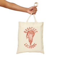 Syracuse Lacrosse Vintage Lacrosse Stick Canvas Tote Bag  Bags