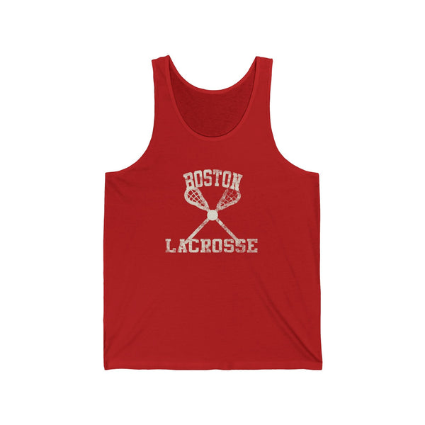 Boston Lacrosse Tank Top Sleeveless Top Singlet  Tank Top