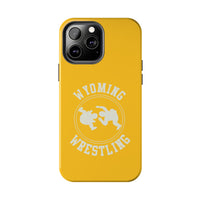 Wyoming Wrestling Vintage Logo Tough Phone Cases