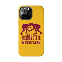 Arizona State Wrestling on Gold Tough Phone Cases