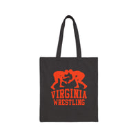 Virginia Wrestling Canvas Tote Bag  Bags