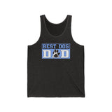 Best Dog Dad Paw Print Tank Top  Tank Top