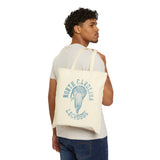 North Carolina Lacrosse Vintage Lacrosse Stick Canvas Tote Bag