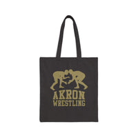 Akron Wrestling Canvas Tote Bag