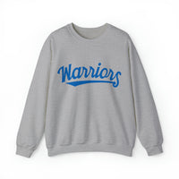 Warriors Sweatshirt (Blue Script Text)