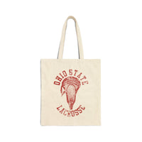 Ohio State Lacrosse Vintage Lacrosse Stick Canvas Tote Bag  Bags