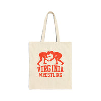Virginia Wrestling Canvas Tote Bag  Bags