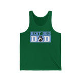 Best Dog Dad Paw Print Tank Top  Tank Top