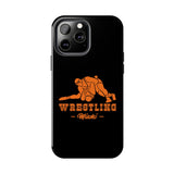 Wrestling Miami with Orange Wrestling Graphic Tough Phone Cases