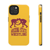 Arizona State Wrestling on Gold Tough Phone Cases