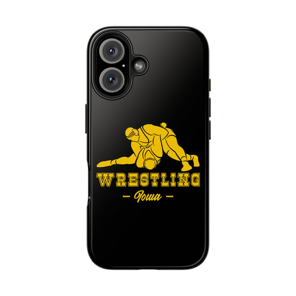 Wrestling Iowa Wrestling Graphic Tough iPhone and Samsung Galaxy Cases  Phone Case