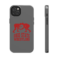 Ohio State Wrestling on Gray Tough Phone Cases