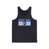 Best Dog Dad Paw Print Tank Top  Tank Top
