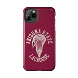 Vintage Arizona State Lacrosse with Stick Head Graphic Tough iPhone and Samsung Galaxy Cases  Phone Case