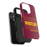 Wrestling Arizona State in Modern Stacked Lettering Tough Phone Cases