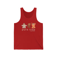 Costa Rica Sloths Tank Top Sleeveless Top Singlet (option 1)  Tank Top