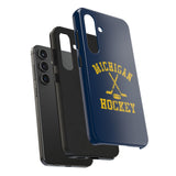 Vintage Michigan Hockey Tough iPhone and Samsung Galaxy Cases  Phone Case