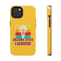 Arizona State Lacrosse on Gold Tough Phone Cases