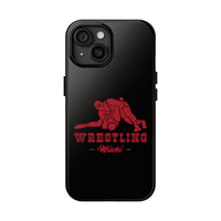 Wrestling Miami with Red Wrestling Graphic Tough Phone Cases