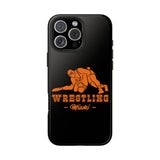 Wrestling Miami with Orange Wrestling Graphic Tough Phone Cases