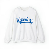 Warriors Sweatshirt (Blue Script Text)