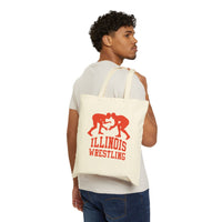Illinois Wrestling Canvas Tote Bag  Bags