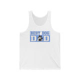 Best Dog Dad Paw Print Tank Top  Tank Top