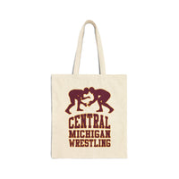 Central Michigan Wrestling Canvas Tote Bag  Bags