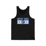 Best Dog Dad Paw Print Tank Top  Tank Top