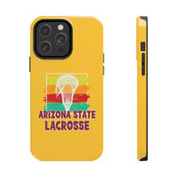 Arizona State Lacrosse on Gold Tough Phone Cases