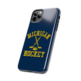 Vintage Michigan Hockey Tough iPhone and Samsung Galaxy Cases  Phone Case