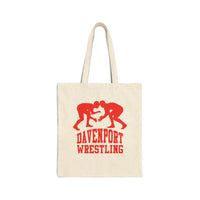 Davenport Wrestling Canvas Tote Bag  Bags