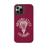 Vintage Arizona State Lacrosse with Stick Head Graphic Tough Phone Cases