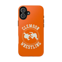 Clemson Wrestling Vintage Logo Tough Phone Cases