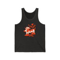 Cowboy Dog Designer Tank Top  Tank Top