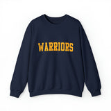 Warriors Sweatshirt (Gold Athletic Text)