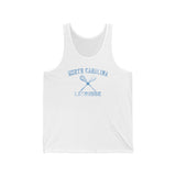 Vintage North Carolina Lacrosse Tank Top Sleeveless Top Singlet  Tank Top